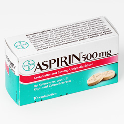 Aspirin Kautabletten ab Mai 2009 Aspirin Kautabletten ab Mai 2009