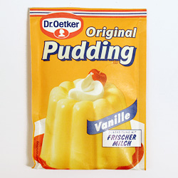 Oetker Vanillepudding 90er Ende 90er-Jahre Oetker Vanillepudding 90er Ende 90er-Jahre